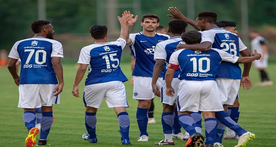 احتفال ترحيبي عالمي بمدرب ومحترفي الهلال