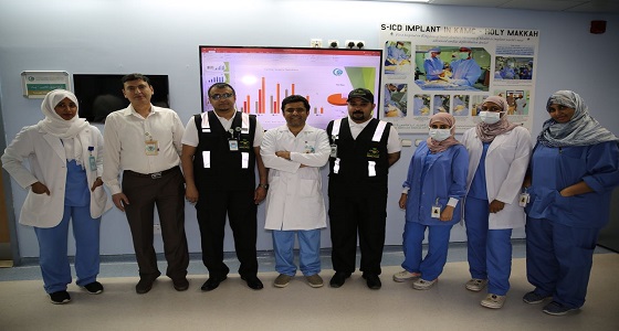 عملية ناجحة لاعتلال وتسارع شديد بالقلب لفلسطينية بمدينة الملك عبدالله الطبية