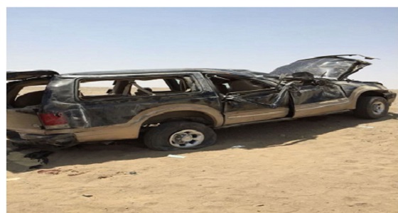 وفاة شخصين واصابة ١٦ اثر انقلاب على طريق الرين