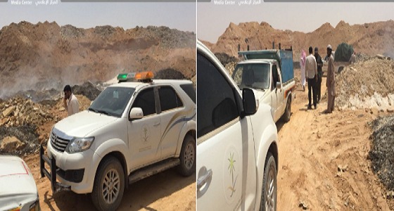 ضبط عمالة وافدة تقوم بحرق مفتوح للنفايات الصناعية بالرياض