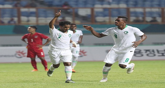 الأخضر يفوز على ميانمار في دورة الألعاب الأسيوية