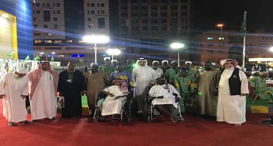 دار الرعاية الاجتماعية بمكة يحتفل بالحجاح بمقر فريق معن التطوعي