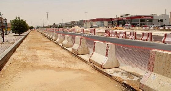بالصور.. إنتهاء أعمال تقاطع طريقي الملك عبدالعزيز و التخصصي بنسبة 80%
