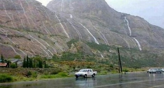 أمطار على منطقة نجران