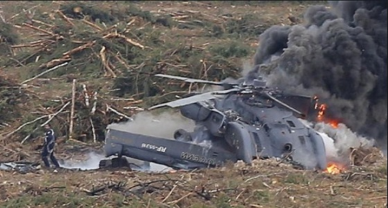 مصرع 18 شخصا نتيجة تحطم مروحية ركاب روسية