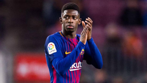 برشلونة لا يمانع الاستغناء عن ” ديمبلي “