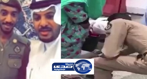 بالفيديو.. رجل الأمن يوضح سبب تخليه عن حذائه للحاجة المسنة