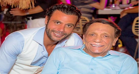 بالصورة.. محمد عادل إمام من حفل زفافه: أبويا الزعيم