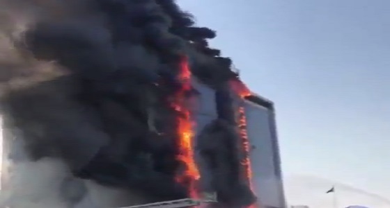 الدفاع المدني بالشرقية يباشر حريقا اندلع في مبنى النيابة العامة