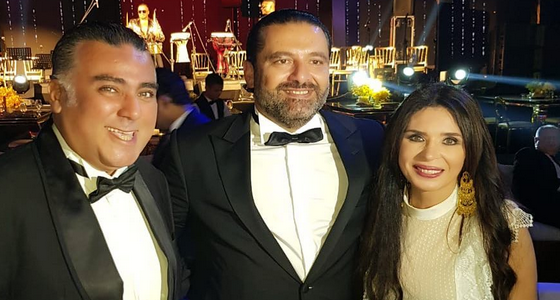 صورة للراقصة المصرية دينا برفقة سعد الحريري تثير جدلا واسعا