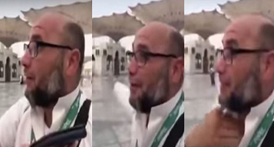 ” فيديو ” يرصد فرحة حاج بزيارة المدينة المنورة