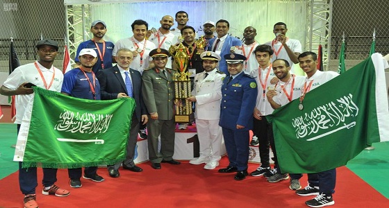 المملكة الأولى في البطولة العربية العسكرية السابعة في التايكوندو