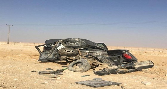 بالصور.. حادث مروع يسفر عن مصرع مواطنين دهسًا بالأحساء