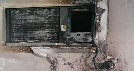 بالصور.. اندلاع حريق في أحد الفنادق بالمدينة المنورة
