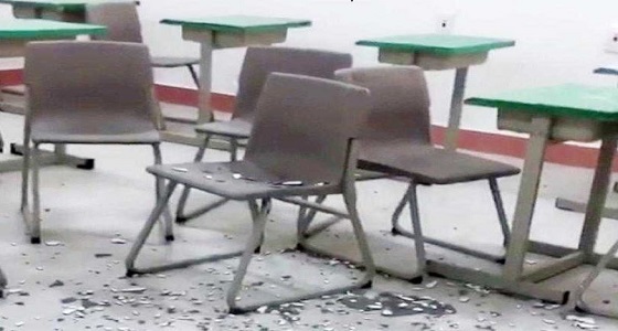 انهيار قطع أسمنتية بمدرسة ثانوية للبنات في سيهات.. والتعليم ترد