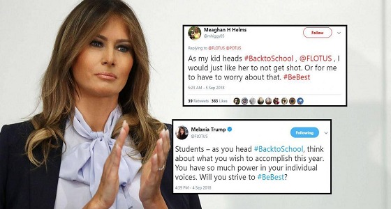 بالصور.. أولياء الأمور يهاجمون ميلانيا ترامب