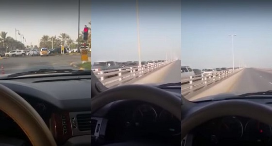 جوازات الشرقية تكشف حقيقة فيديو ازدحام المركبات على جسر الملك فهد