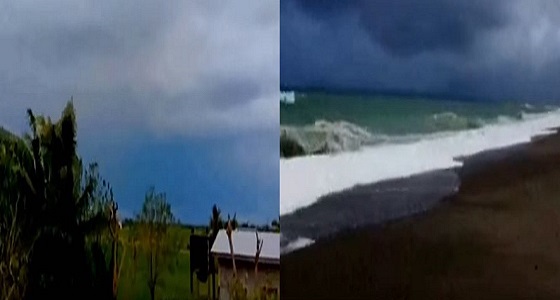 بالفيديو.. &#8221; مانكوت &#8221; .. أقوى إعصار شهدته الفلبين