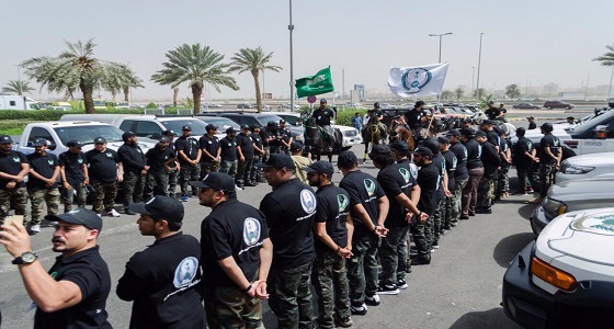 فريق السلام السعودي للبحث والإنقاذ يحتفل بأطفال شهداء الواجب باليوم الوطني