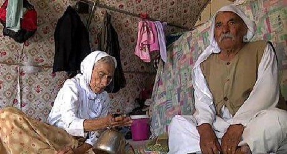 عجوزان يكللان قصة حبهما بالزواج.. والزوجة: ” غارقة في حب عريسي “