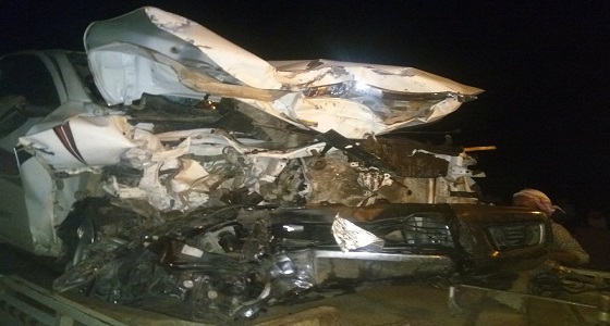مصرع وإصابة 6 أشخاص في حادث على طريق بحر أبو سكينة