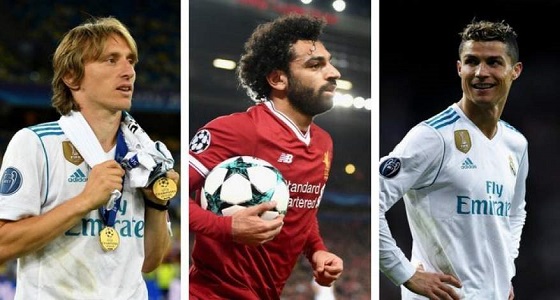 محمد صلاح ينافس مودريتش ورونالدو على الأفضل في العالم