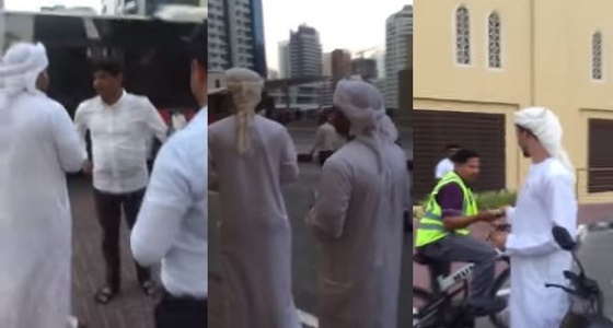 بالفيديو.. شابان يوزعان الأموال على المارة في شوارع دبي