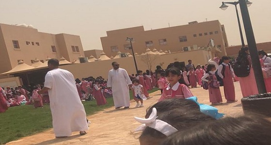 بالفيديو.. تماس كهربائي في مدرستين بالرياض