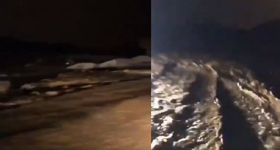 بالفيديو.. السيول تضرب منطقة تفتيش الفريش بالمدينة المنورة