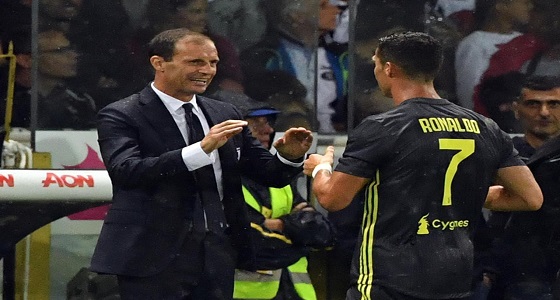 مدرب يوفنتوس عن ثنائية رونالدو الأولى: سعيد من أجله