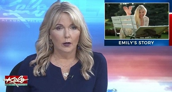 مذيعة تقرأ تقريرا صادما عن ابنتها على الهواء