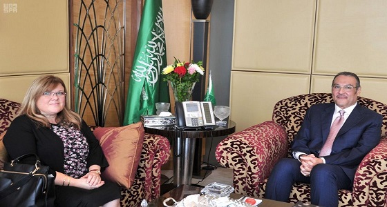 سفير خادم الحرمين في مصر يلتقي سفيرة سلوفينيا