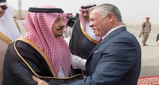 بالصور.. ملك الأردن يصل الرياض