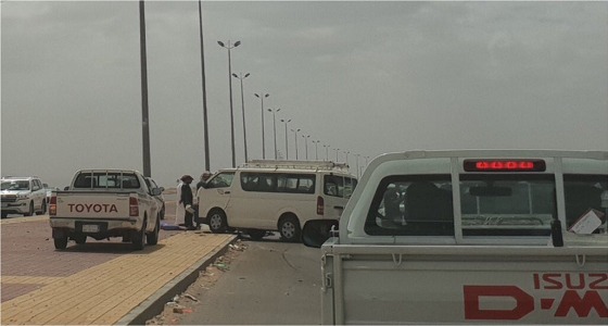 إصابات في حادث تصادم على طريق الملك عبدالعزيز بـ نجران