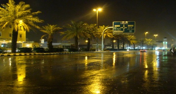 أمطار على محافظة الدوادمي