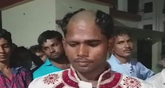 بالفيديو..حلق شعر عريس بعد طلبه المهر من عائلة عروسه
