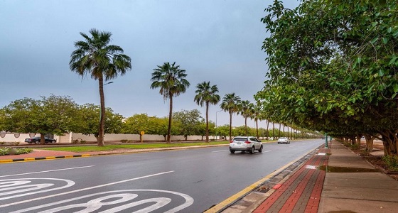 بالصور.. الأمطار تحول ” ينبع ” لمنظر طبيعي خلاب