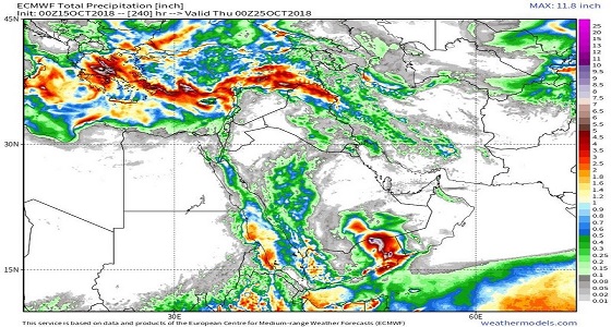 الأحمدي: توقعات بأمطار غزيرة مصحوبة بالبرد غدًا