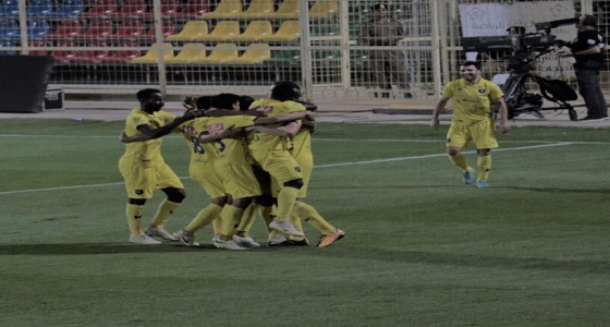 التعاون يمطر الباطن بخماسة قاسية