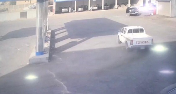 بالصور.. القبض على قائد المركبة الذي مارس التفحيط في محيط محطة