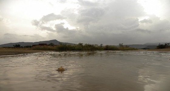 أمطار غزيرة على مركزي بحر أبوسكينه وخيم