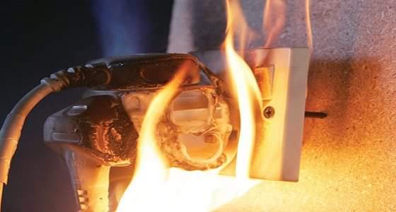 الدفاع المدني يحدد 3 أسباب وراء حرائق الالتماس الكهربائي