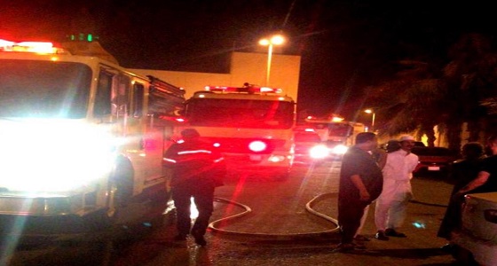 إصابة ” 9 ” أشخاص بينهم اطفال بحريق فيلا سكنية بجدة