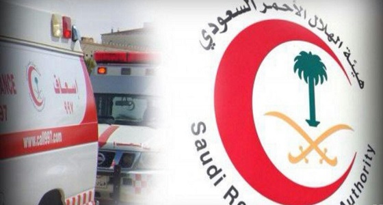 الهلال الأحمر: مصرع شخص وإصابة 9 في حادث إنقلاب مركبة بتبوك