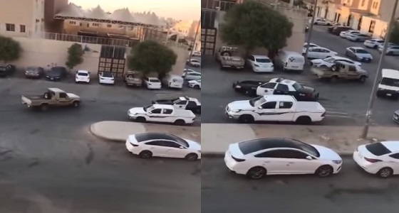 بالفيديو.. قائد مركبة يتفاجئ بدورية لحظة سيره عكس الطريق بالرياض
