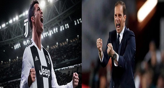 مدرب يوفنتوس ينحاز لـ ” رونالدو ” في صراع الكرة الذهبية