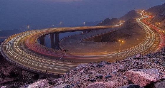 إعادة فتح طريق الهدا بعد تحسن الطقس