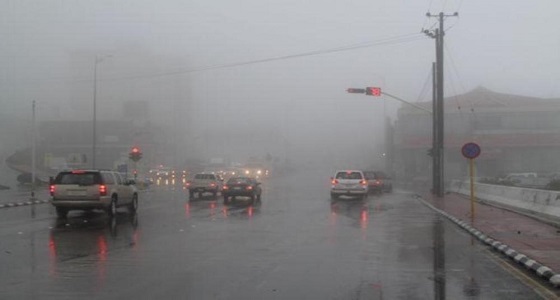 أمطار على منطقة الباحة