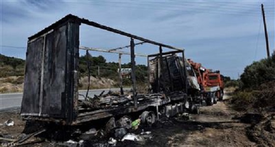 مقتل 11 مهاجرًا غير شرعيًا ” حرقا ” في اليونان