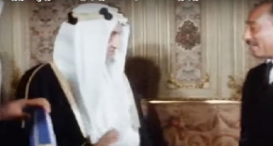 فيديو نادر لزيارة الملك فيصل لمصر عقب نصر أكتوبر